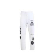 Sportieve Sweatpants met Maxi Prints Moncler , White , Dames
