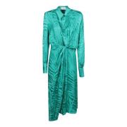 Asymmetrische midi -jurk Giuseppe Di Morabito , Green , Dames