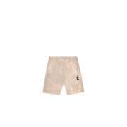 Patch Shorts Upgrade Katoen Elastische Tailleband Études , Beige , Her...