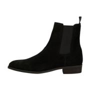 Eli Chelsea Boot Suède - Zwart Shoe the Bear , Black , Heren