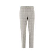 Slim-fit Trousers Le Tricot Perugia , Gray , Dames