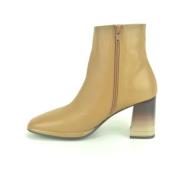 Stijlvolle Camel Effen Botje DH 5cm Laarzen Hispanitas , Brown , Dames