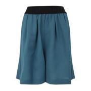 Lichtgewicht hoge taille shorts Liviana Conti , Blue , Dames