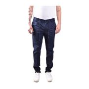 Slim-Fit Jeans voor Mannen Tagliatore , Blue , Heren