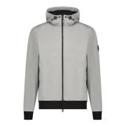 Lunar Rock Grey Hoodie Jas Woolrich , Gray , Heren