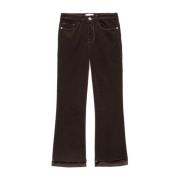 Mini Bootcut Jeans Frame , Brown , Dames