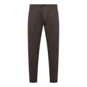 Slim Fit Stretch Katoenen Chino Broek Nine In The Morning , Brown , He...