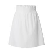 Nima Skirt - Midi Rokken Busnel , White , Dames