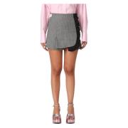 Short Skirts Msgm , Gray , Dames