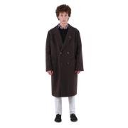 Single-Breasted Coats Paltò , Multicolor , Heren
