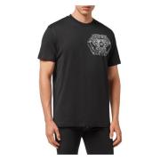 T-Shirts Philipp Plein , Black , Heren