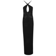 Maxi Jurk Monot , Black , Dames