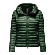 Down Jackets BomBoogie , Green , Dames