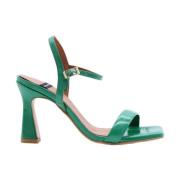 High Heel Sandals Angel Alarcon , Green , Dames