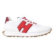 Stijlvolle Patch Sneakers voor Mannen Hogan , White , Heren