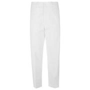 Slim-fit Trousers Department Five , White , Heren
