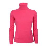 Klassiek coltrui Cashmere Company , Pink , Dames