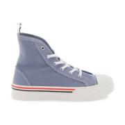 Tartan Sole Sneakers Thom Browne , Blue , Heren