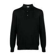 Zwarte Polo T-shirts en Polos Lardini , Black , Heren