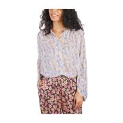 Bloemen Poppi Shirt Second Dames , Multicolor , Dames