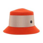 Hats Maison Michel , Orange , Dames