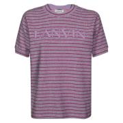 T-Shirt Lanvin , Purple , Dames