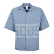 Shirt Ss22M340201 Gcds , Blue , Heren