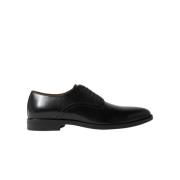 Handgemaakte Klassieke Derby Schoenen Scarosso , Black , Heren