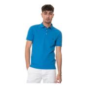 Short sleeve polo shirt Fay , Blue , Heren