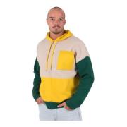 Stijlvolle Colourblock Hoodie JW Anderson , Yellow , Unisex