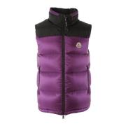 Paarse Nylon Heren Bodywarmer Moncler , Purple , Heren