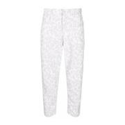 Stijlvolle Leopard Print Cropped Broek Comme des Garçons , Gray , Here...