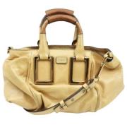 Voldoende lederen handtassen Chloé Pre-owned , Beige , Dames