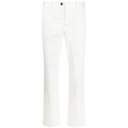Witte Skinny Jeans Rechte Pijp Stijl Nine In The Morning , White , Dam...