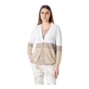 Cardigan Le Tricot Perugia , Beige , Dames