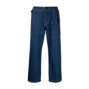 Blauwe Denim Organische Katoenen Jeans Gramicci , Blue , Heren