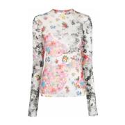 Shirt Msgm , White , Dames