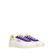 Sportschoenen, Wit Leer, Maat 36-41 Ghoud , White , Dames