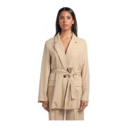 Blazerjas Pomandère , Beige , Dames