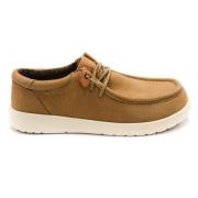 Beige Sneakers met Stoffen Voering en Rubberen Zool Hey Dude , Beige ,...