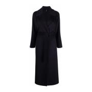 Belted Coats Paltò , Blue , Dames