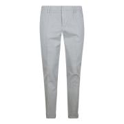 Grijze Katoenen Broek voor Heren Dondup , Gray , Heren