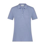 Organisch Katoenen Polo Shirt | Siel Jane Lushka , Blue , Dames