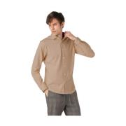 Overhemd Formal Stretch Overhemd Clean Cut , Beige , Heren