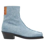 Denim Enkellaarzen Y/Project , Blue , Heren