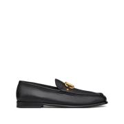 Zwarte platte schoenen Valentino Garavani , Black , Heren