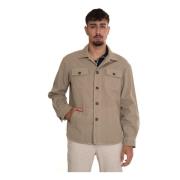 Overhemd Jacket Fay , Beige , Heren