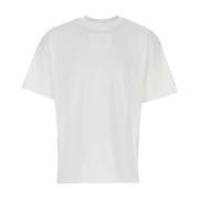 Wit katoenen t-shirt Vtmnts , White , Heren