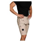 Cargo Bermuda Shorts van stretchkatoen Mason's , Beige , Heren