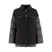 Down Jackets Ermanno Scervino , Black , Dames